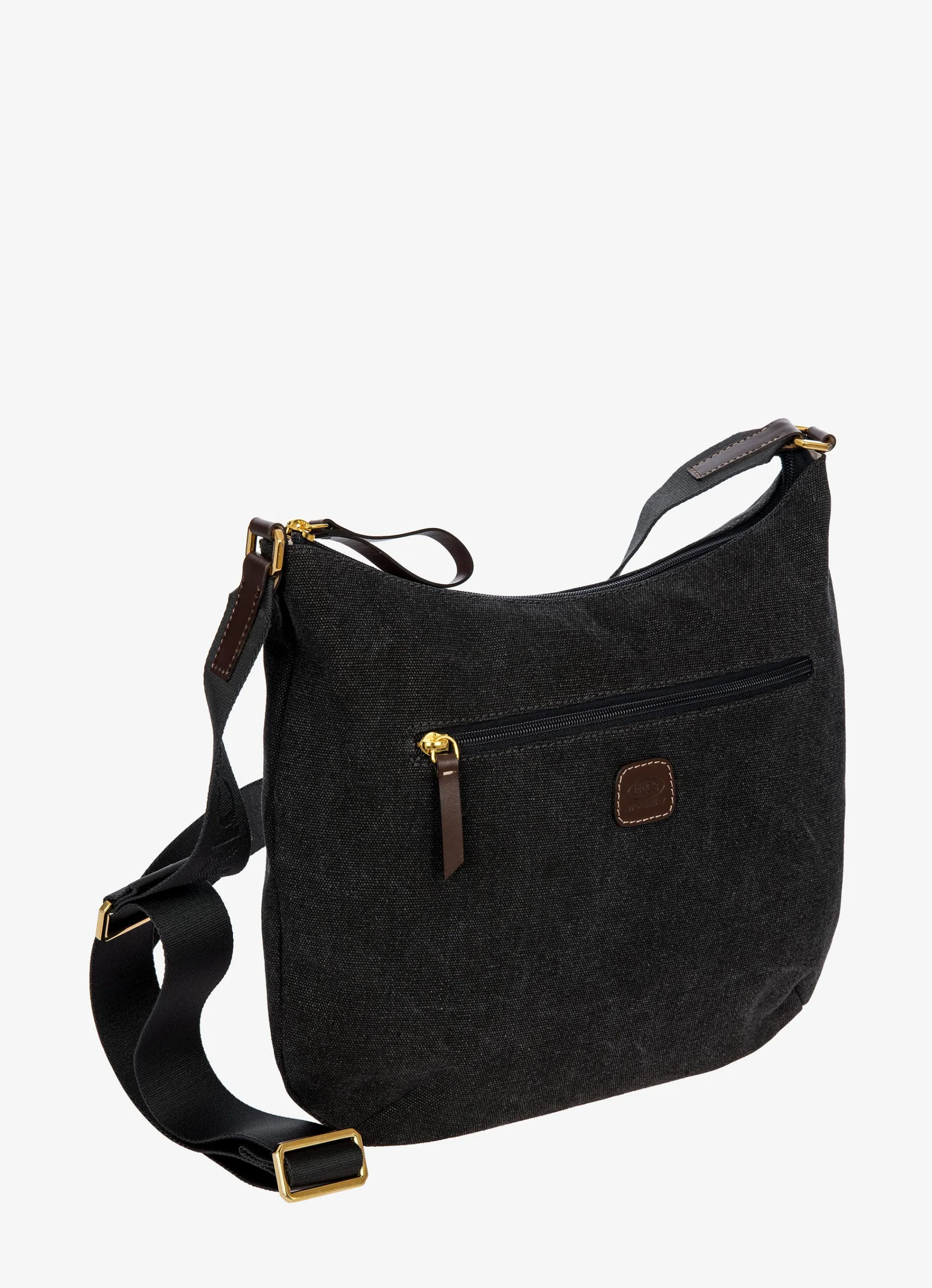 Bric's Crossbody Bags*Coated Canvas Cotton Flat Shoulderbag