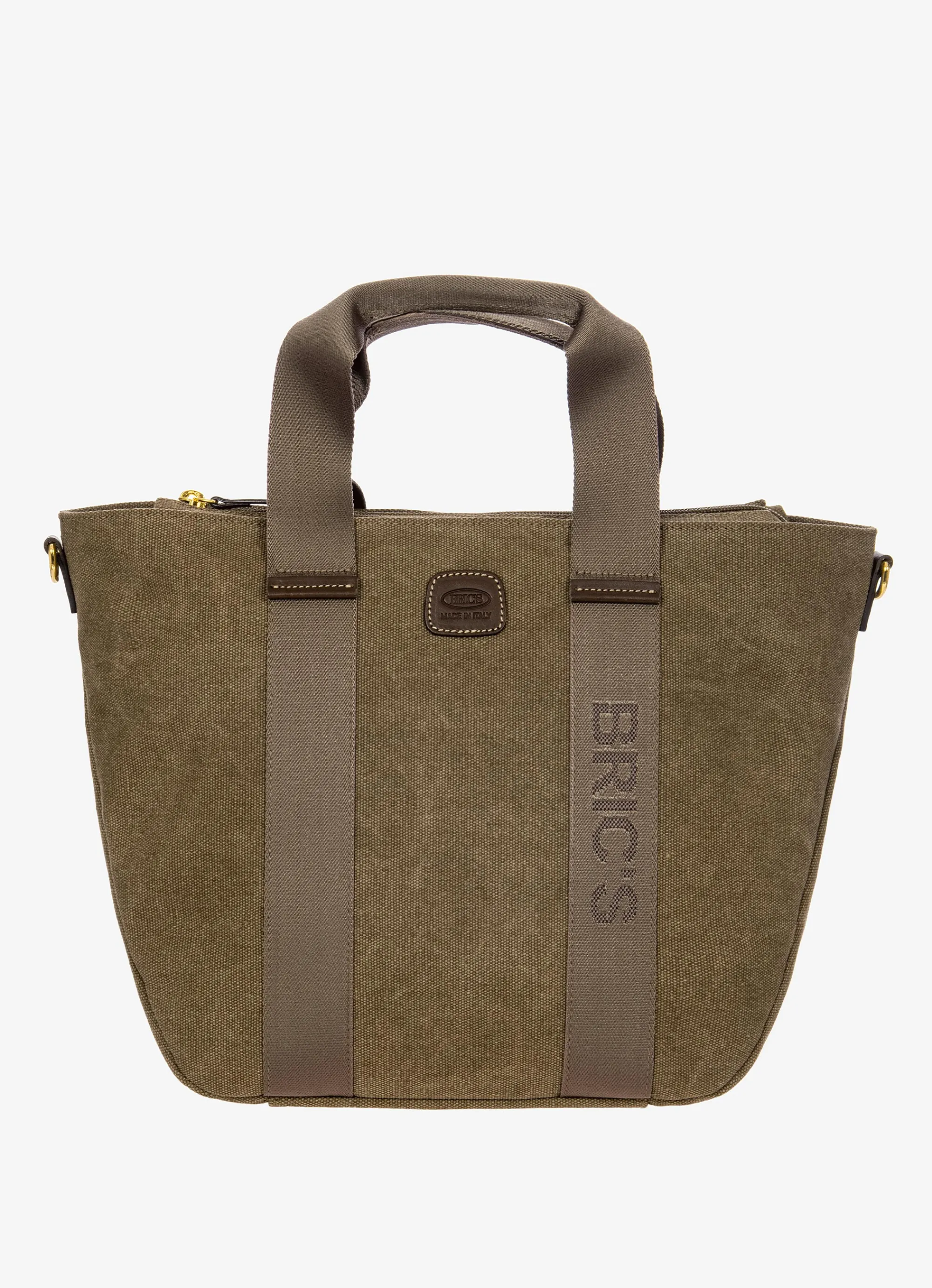 Bric's Shoulder Bags*Coated Canvas Cotton Shopping Bag Ludovica