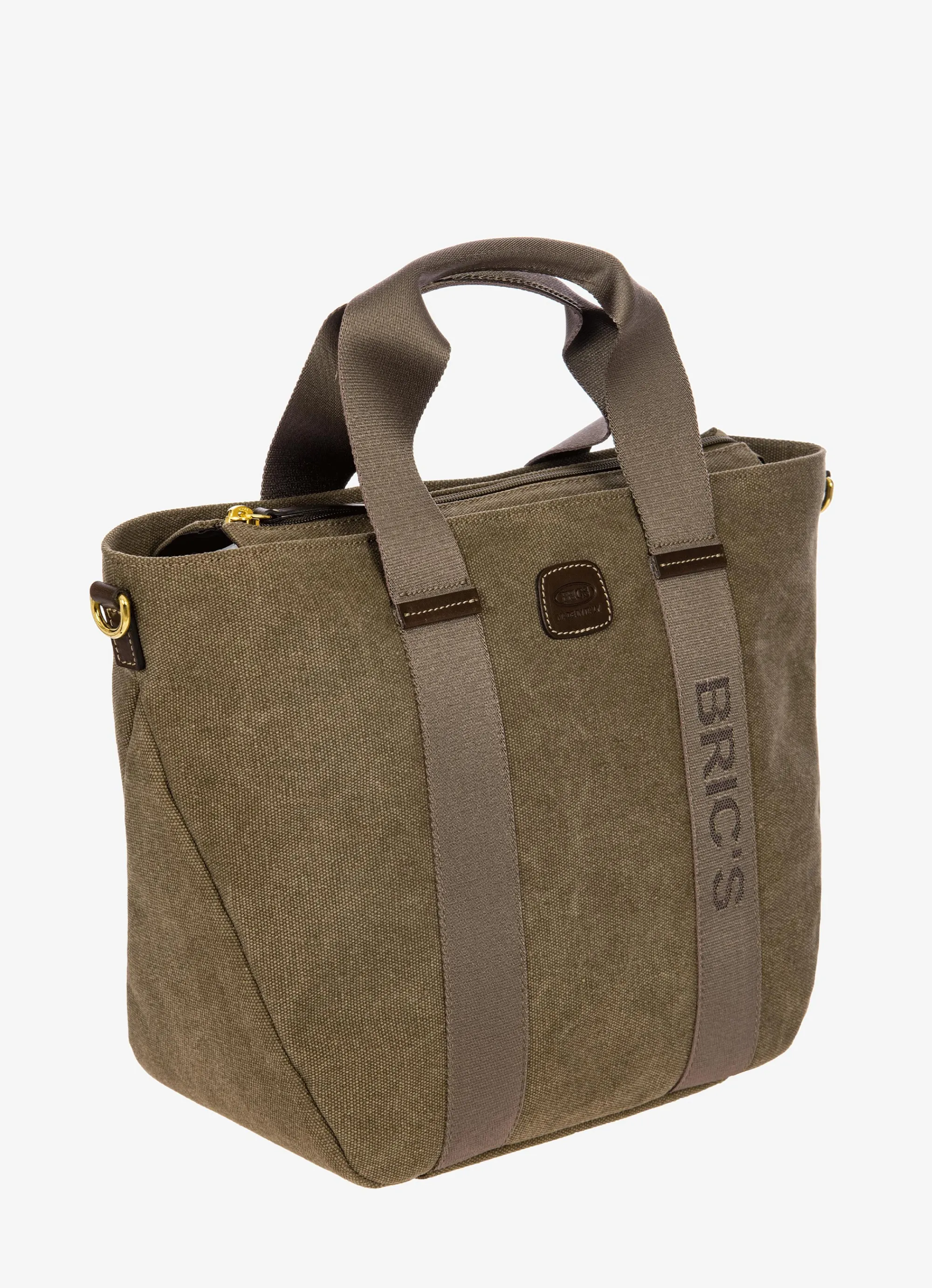 Bric's Shoulder Bags*Coated Canvas Cotton Shopping Bag Ludovica