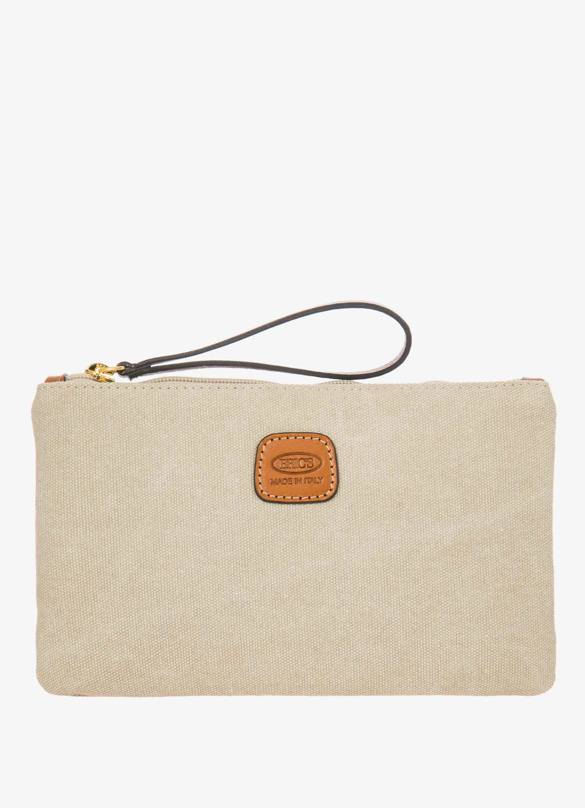 Bric's Pouches And Pochette*Coated Canvas Cotton Slim Pochette