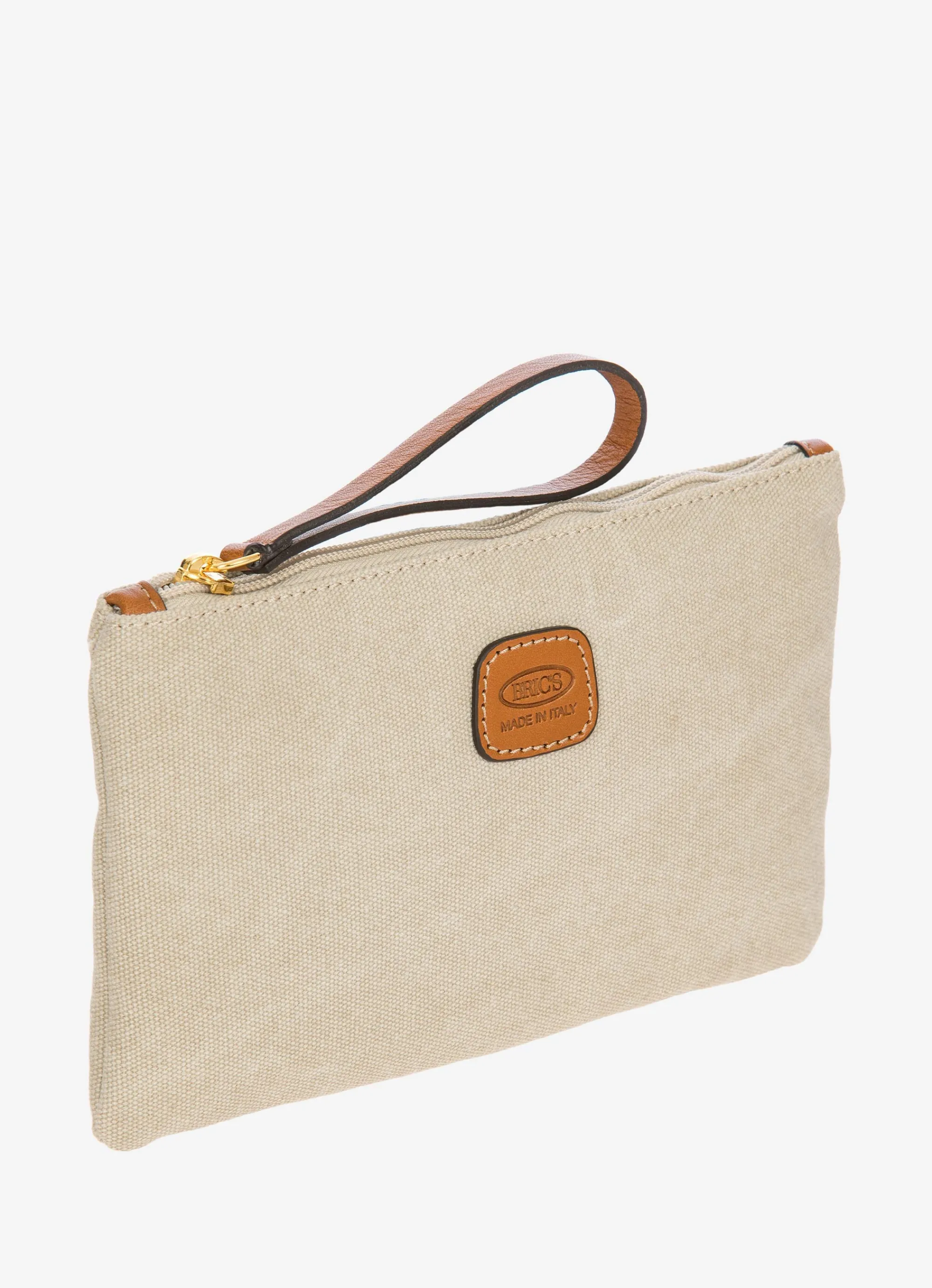 Bric's Pouches And Pochette*Coated Canvas Cotton Slim Pochette