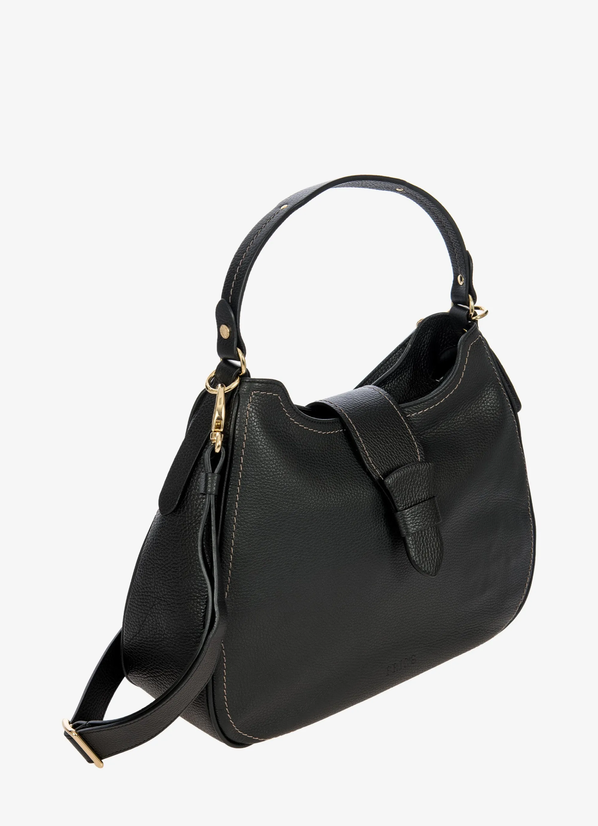 Bric's Shoulder Bags*Iris Large Size Leather Bag