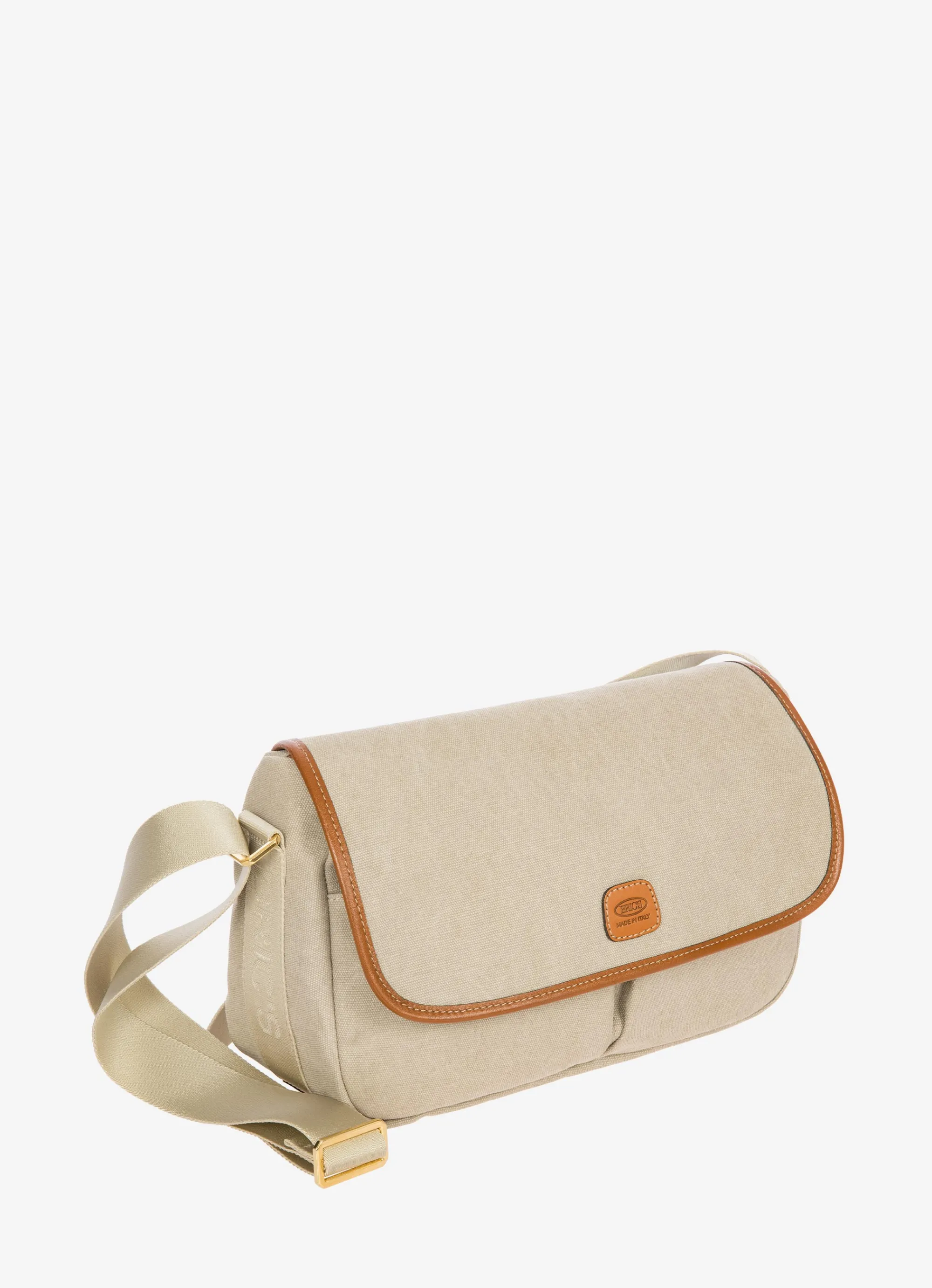 Bric's Crossbody Bags*Medium Cotton Canvas Messenger Bag